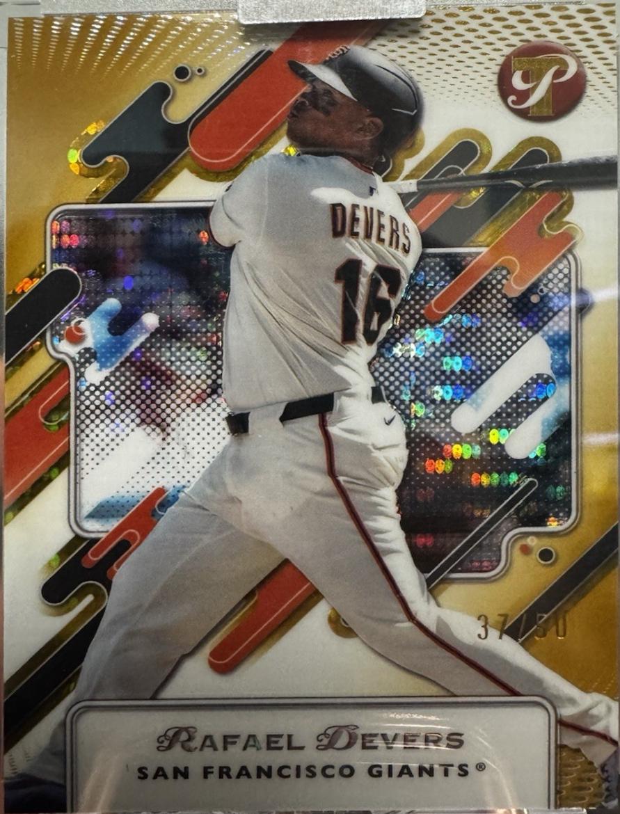 Rafael Devers [Encased Gold Refractor] #79