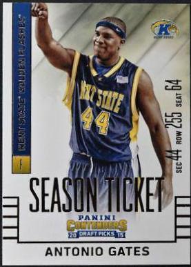 Antonio Gates #14 Football Cards 2015 Panini Contenders Draft Picks