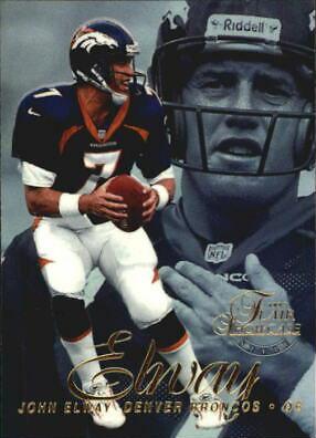 John Elway #7 Football Cards 1997 Flair Showcase