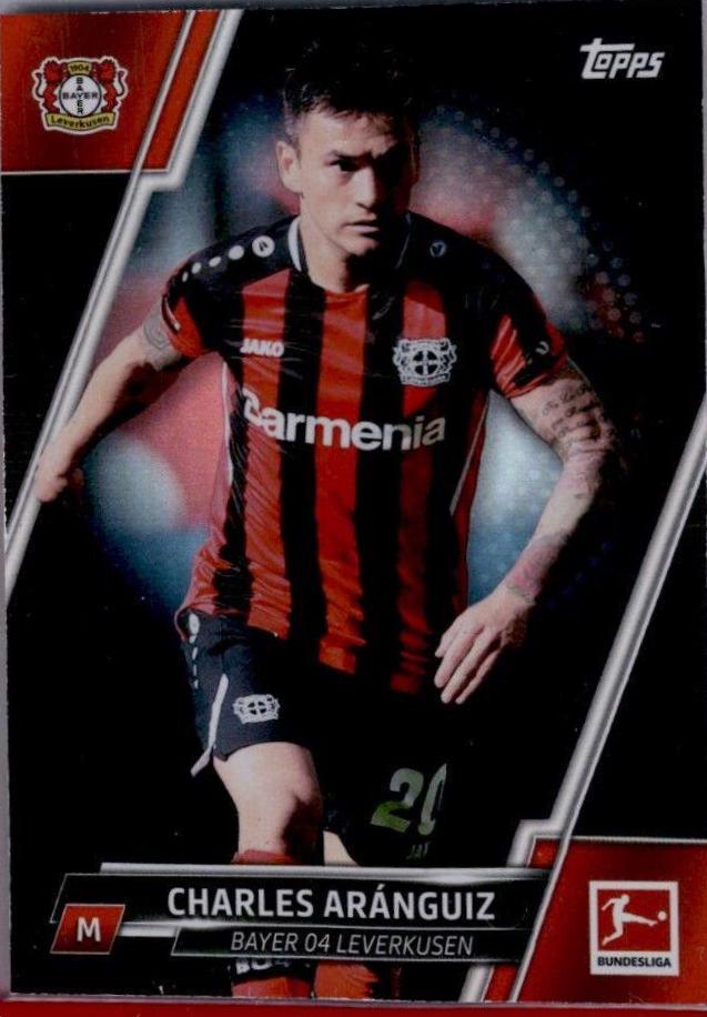 Charles Aranguiz #127 2021 Topps Bundesliga Soccer