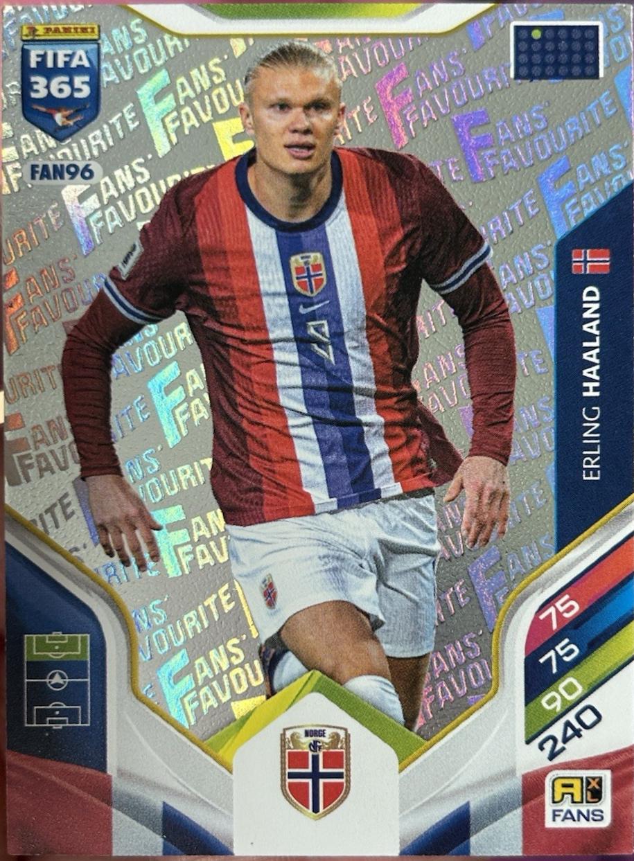 Erling Haaland #FAN96 2026 Panini Adrenalyn XL FIFA 365