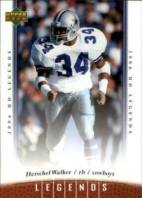 Herschel Walker #27 Football Cards 2006 Upper Deck Legends