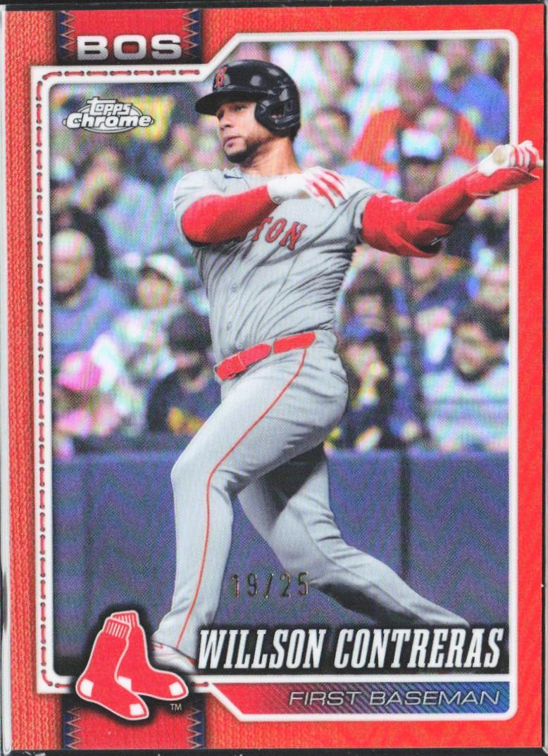 Willson Contreras [Orange Refractor] (2026 Topps Chrome)
