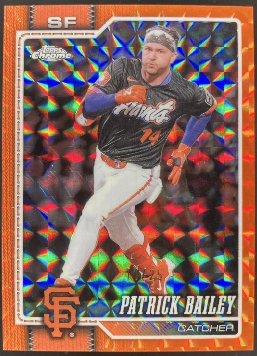 Patrick Bailey [Orange Geometric Refractor] condition prices