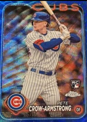 Pete Crow-Armstrong [Blue Wave Refractor] #16