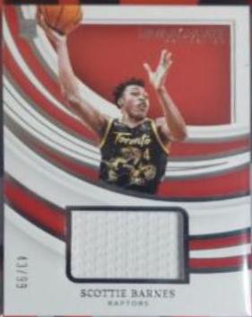 Scottie Barnes [Patch Autograph] #123