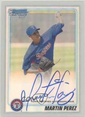 Martin Perez [Refractor Autograph] #BCP119