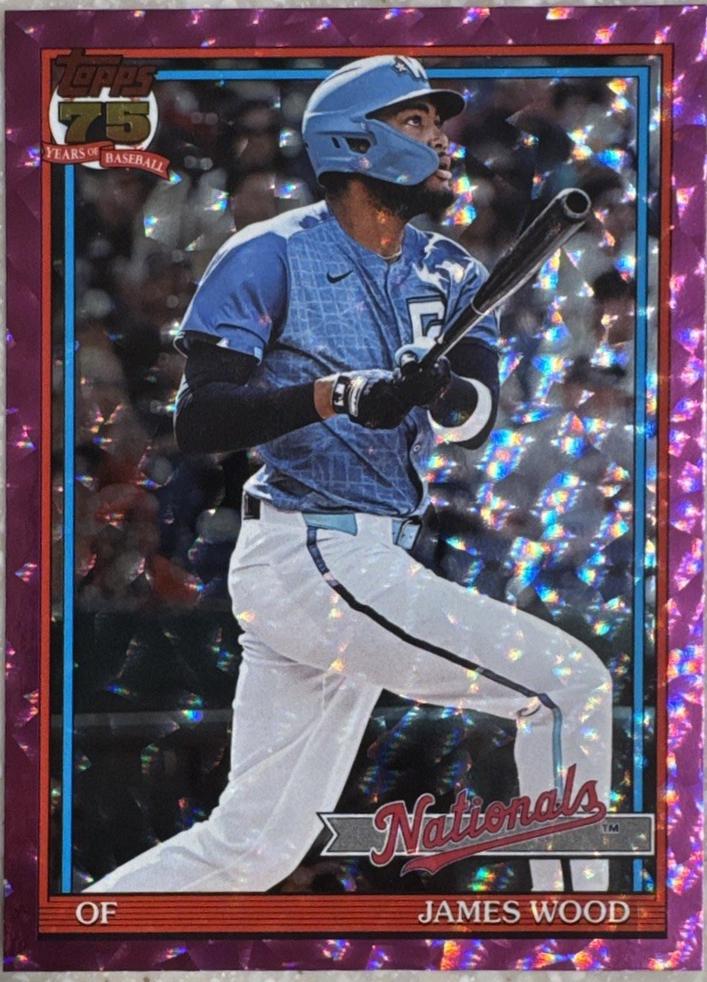 James Wood [Pink Crackleboard Foil] #T91-16