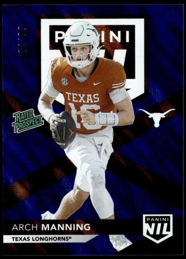 Arch Manning #MKT2 2026 Panini National Silver Pack Football