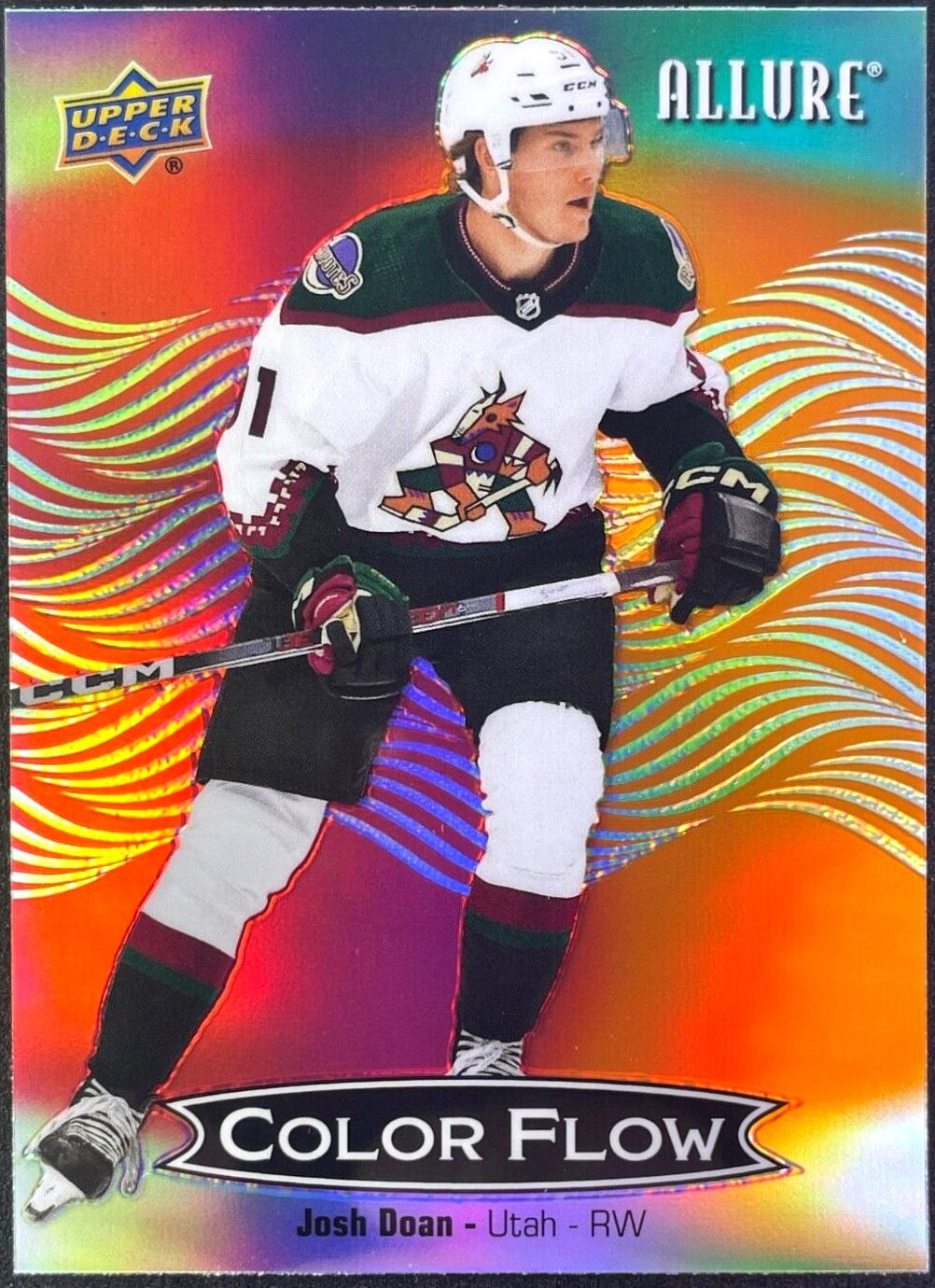 Josh Doan #CFL-25 2024 Upper Deck Allure Color Flow Hockey