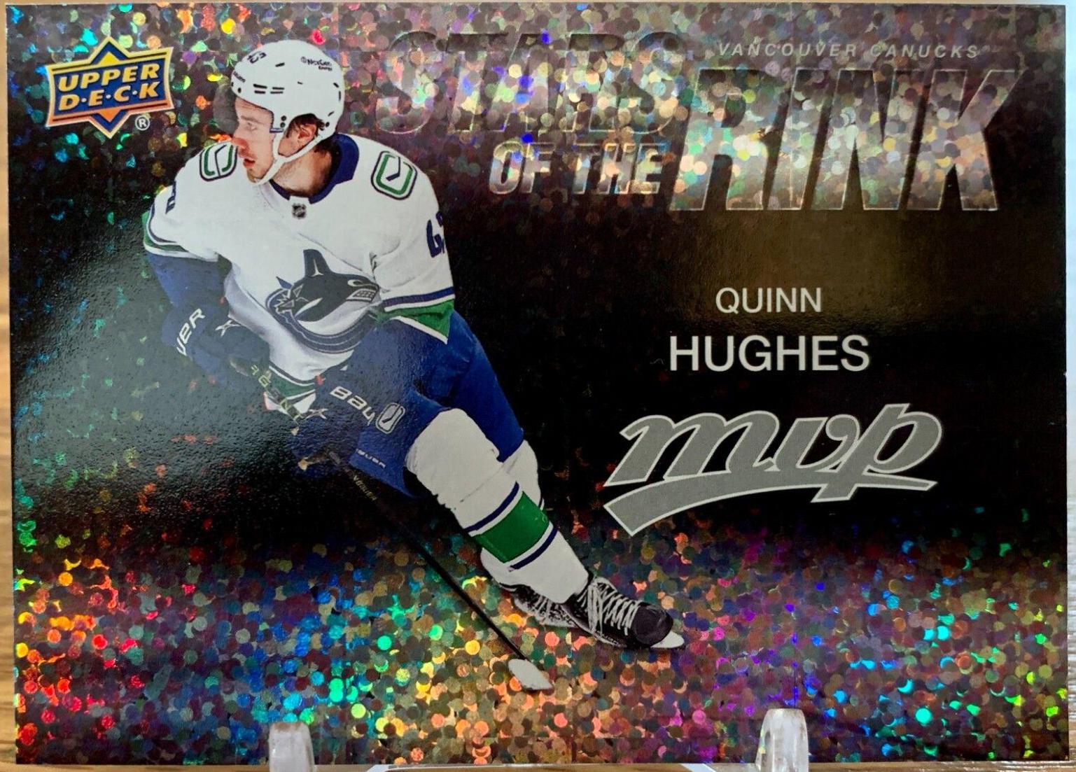 Quinn Hughes #SS-27 Hockey Cards 2023 Upper Deck MVP Stars of the Rink
