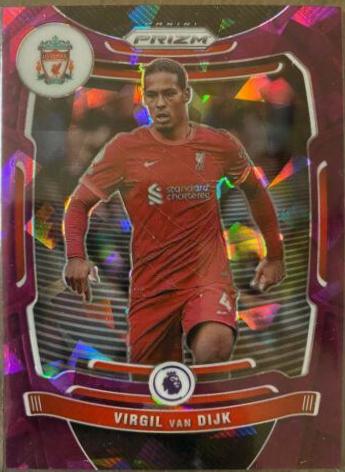 Virgil van Dijk #76 2021 Panini Prizm Premier League