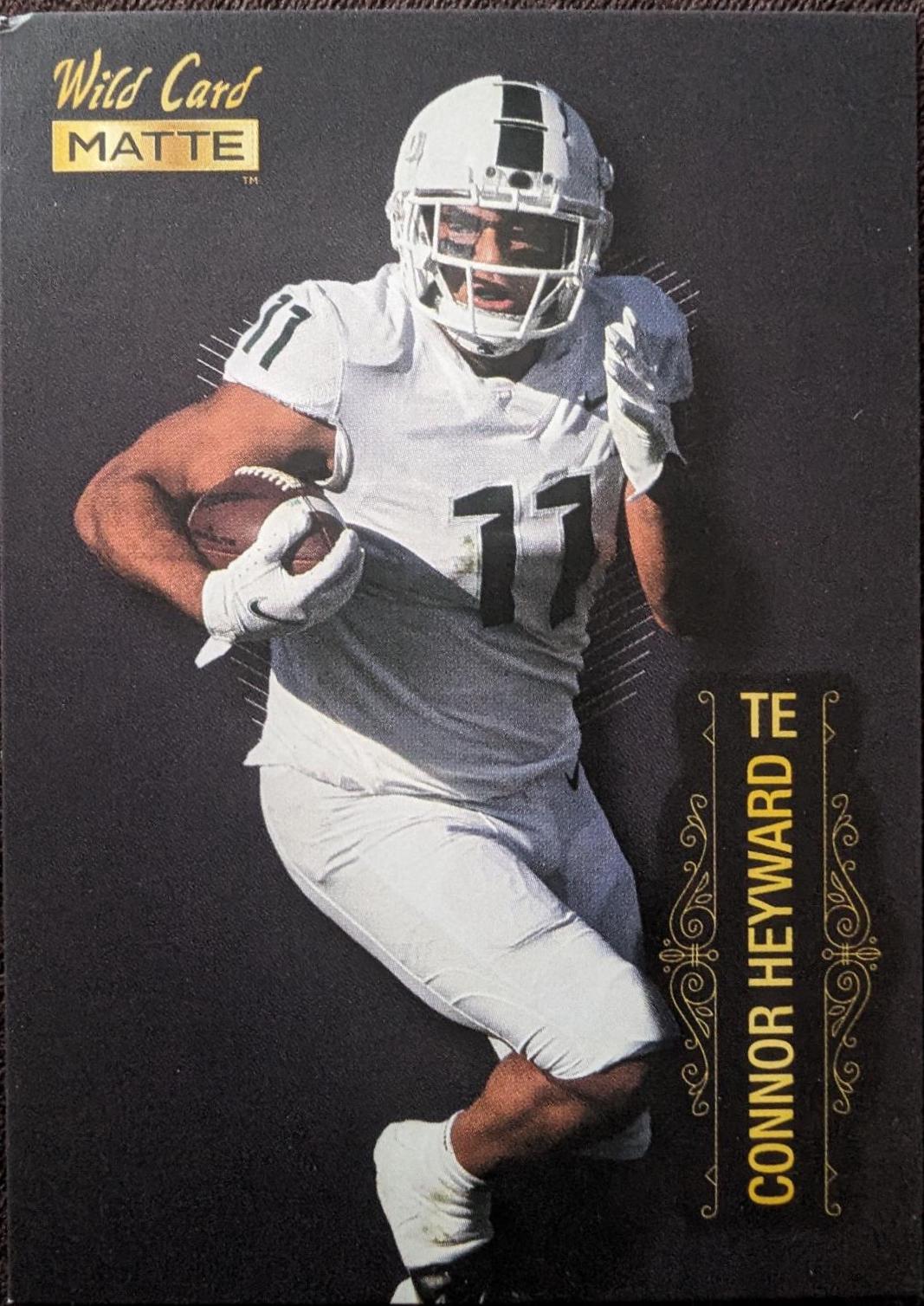 Connor Heyward #MB-22 Football Cards 2022 Wild Card Matte Black