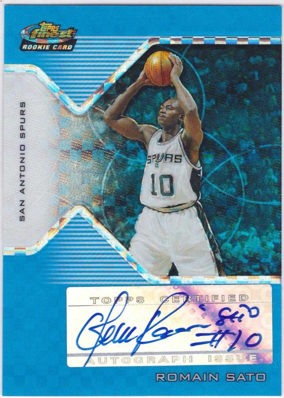 Romain Sato [Blue Refractor Autograph] #173