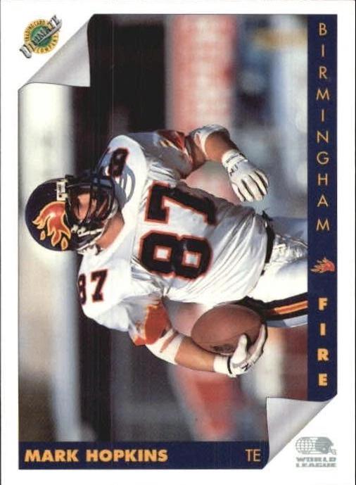 Mark Hopkins #27 1992 Ultimate Wlaf Football