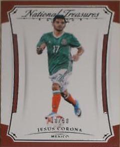 Jesus Corona #41 2018 Panini National Treasures Soccer