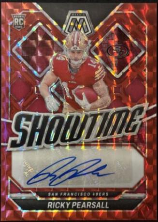 Ricky Pearsall [Red] #SS-RPL Prices | 2024 Panini Mosaic Showtime