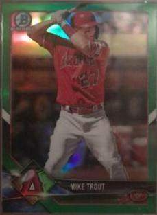 Mike Trout [Green Refractor] #37
