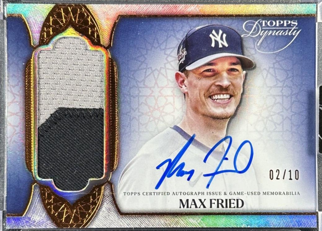 Max Fried #DAP-MF3 2025 Topps Dynasty Autograph Patch Baseball