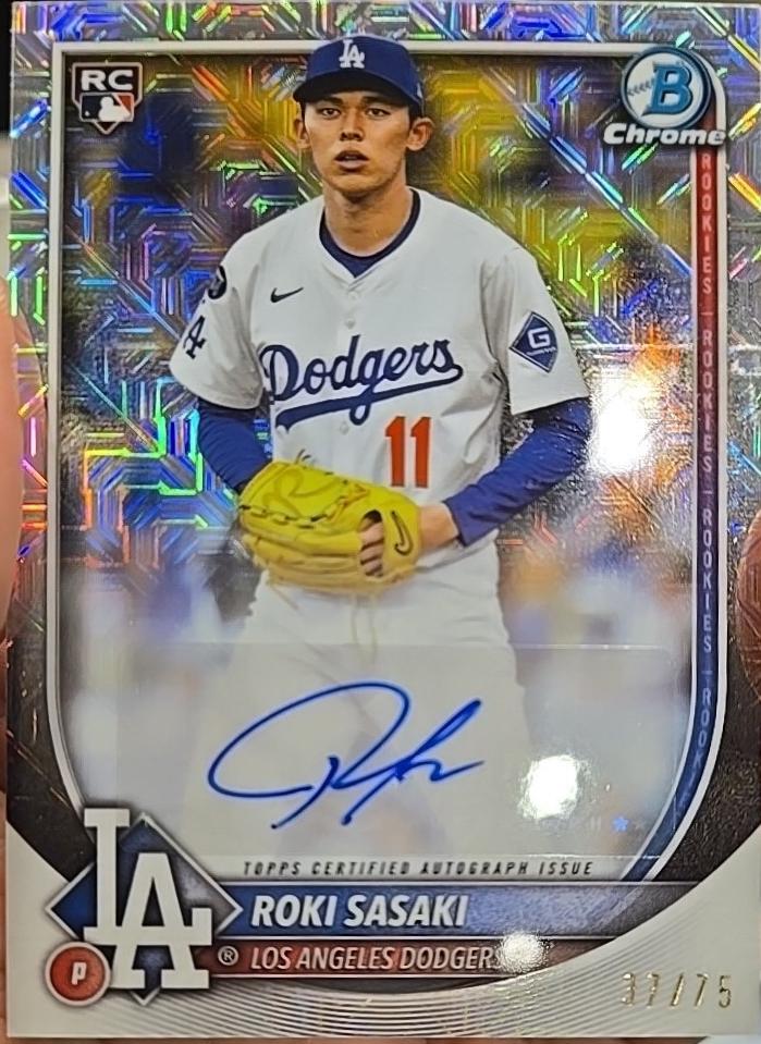 Roki Sasaki [Orange Mojo Refractor] #CRA-RS