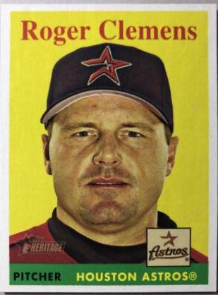 Roger Clemens #2 Baseball Cards 2007 Topps Heritage
