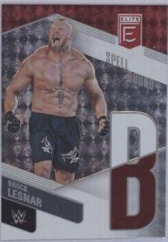 Brock Lesnar #6 Wrestling Cards 2023 Donruss Elite WWE Spellbound