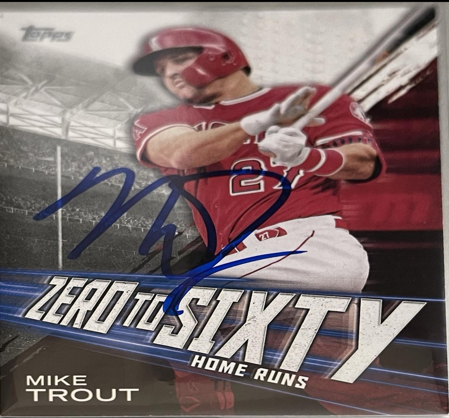 Mike Trout [Autograph] #ZTS-5