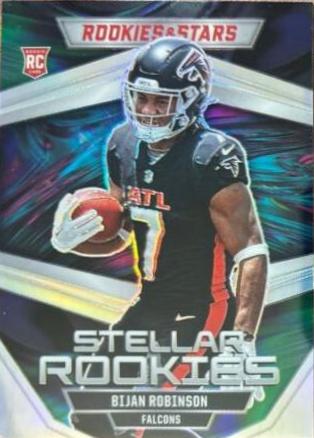 Bijan Robinson #SR-1 Football Cards 2023 Panini Rookies & Stars Stellar Rookies