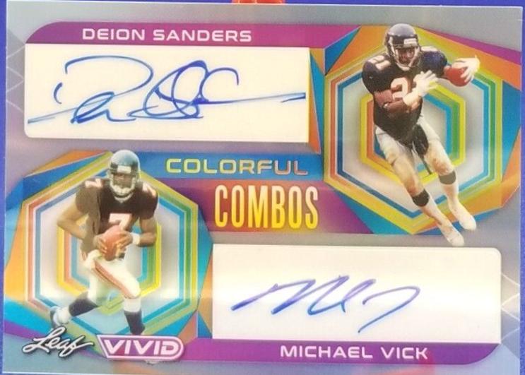 Deion Sanders, Michael Vick [Prismatic Gray] #CC-15