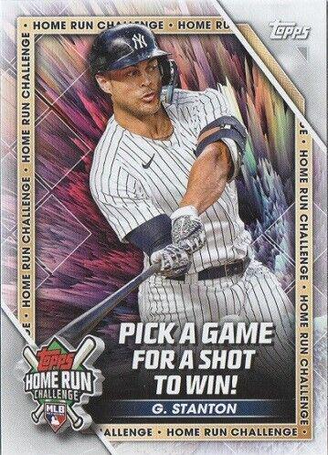 Giancarlo Stanton #HRC-20 Baseball Cards 2023 Topps Home Run Challenge