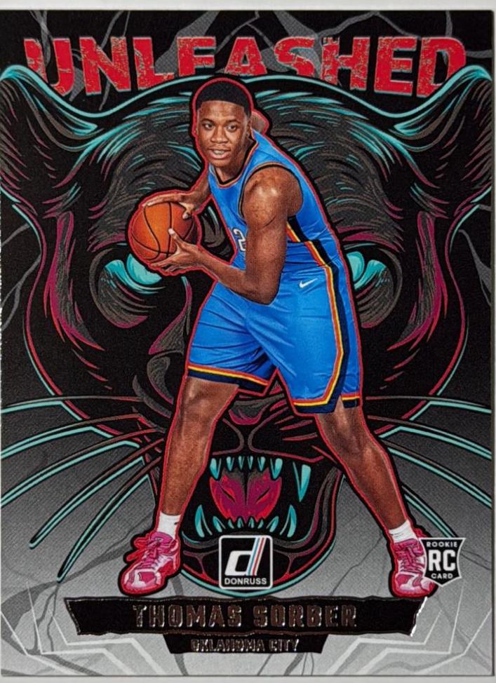 Thomas Sorber #18 2025 Panini Donruss Fade To Greatness Basketball