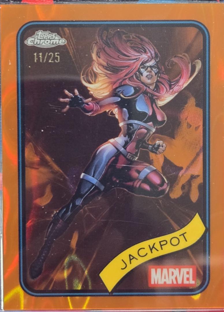 Jackpot Orange Lava Refractor