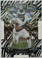 D'Andre Swift [Zebra Prizm Die-Cut] #81 Prices | 2023 Panini