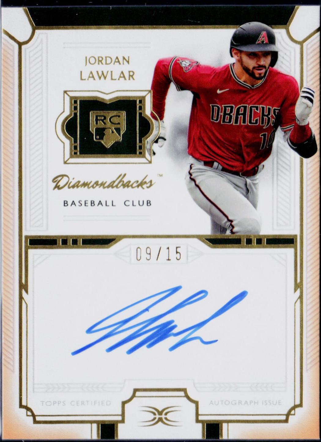 Jordan Lawlar [Orange] #DRA-JL1