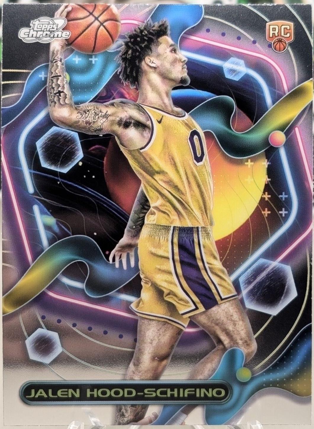 Jalen Hood-Schifino #165 Basketball Cards 2023 Topps Cosmic Chrome