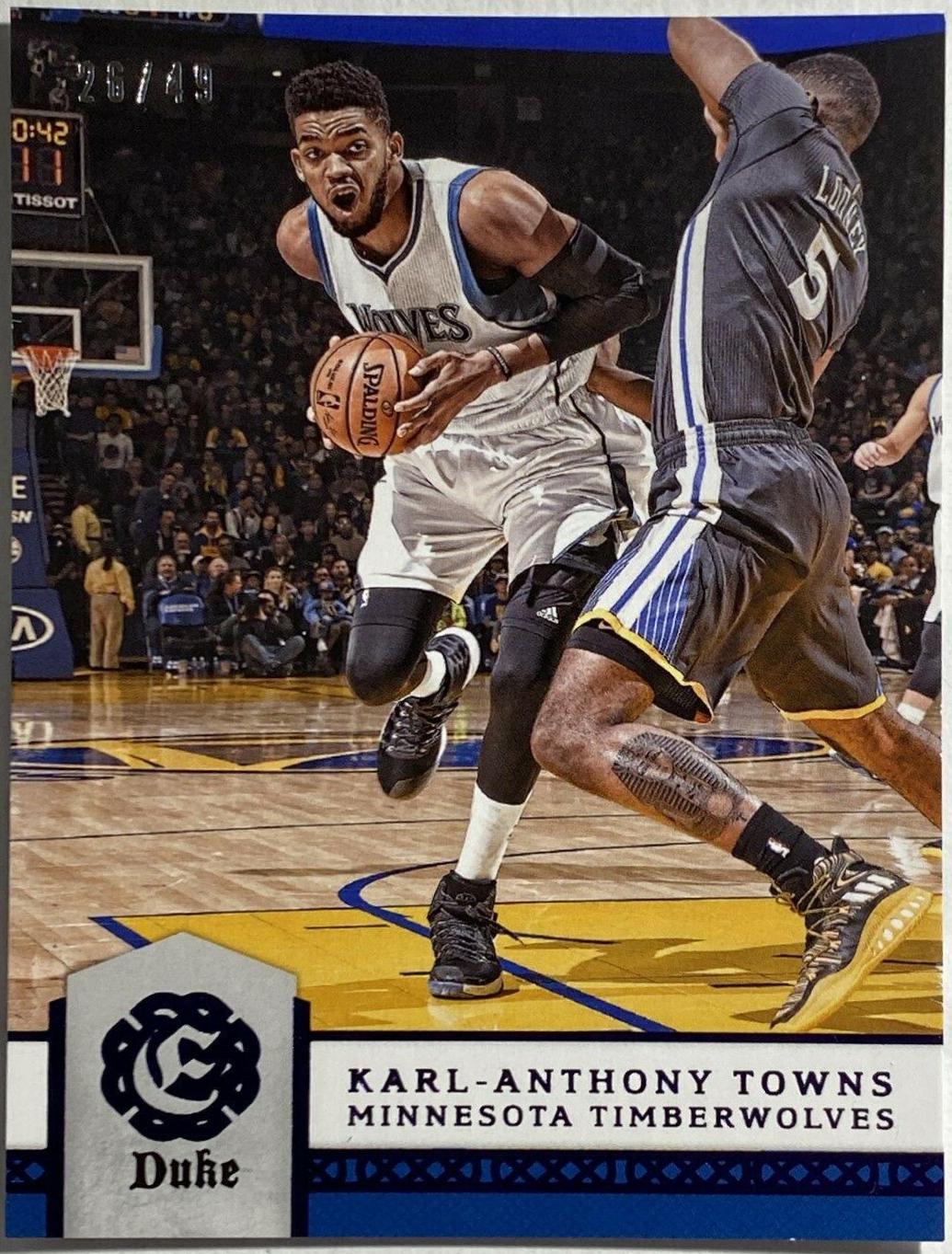 Karl-Anthony Towns #103 2016-17 Panini Excalibur Basketball