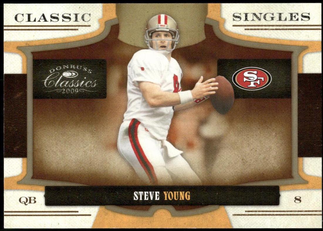 Steve Young #23 Football Cards 2009 Panini Donruss Classics Singles