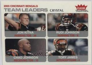 Jon Kitna, Rudi Johnson, Chad Johnson, Tory James