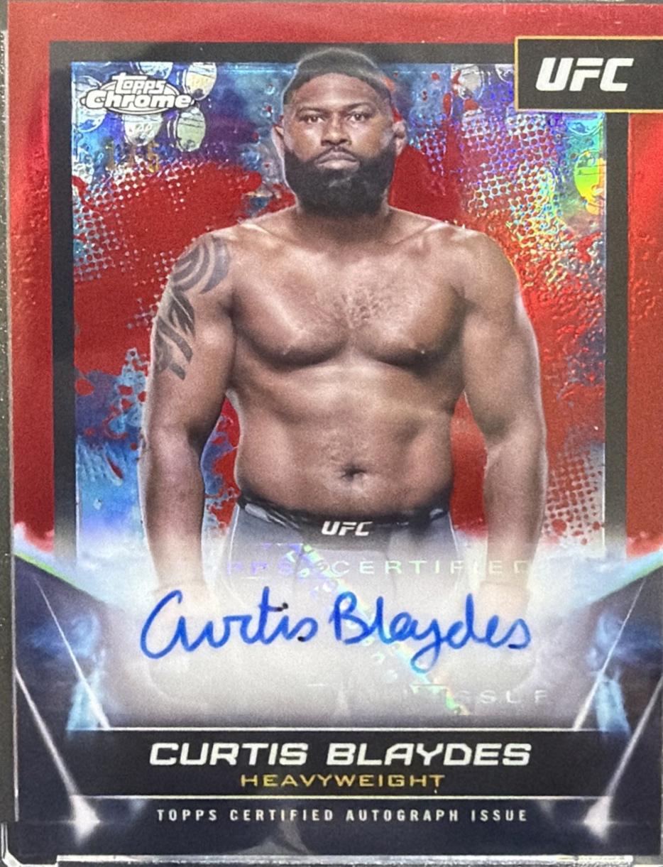 Curtis Blaydes [Red Refractor] #FNA-CBL