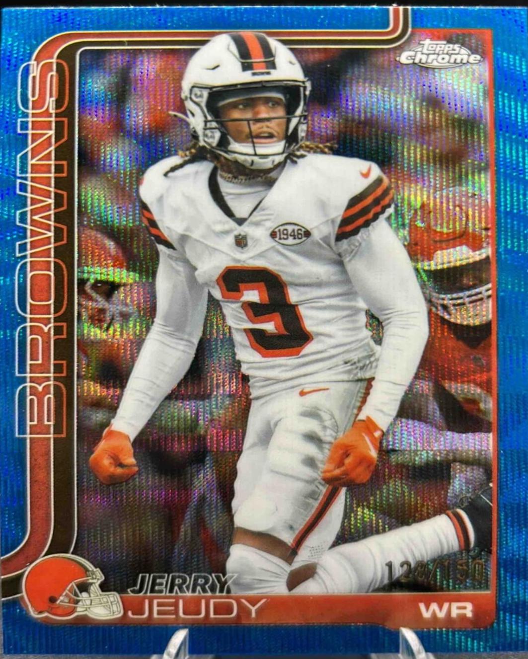 Jerry Jeudy [Blue Wave Refractor] #68