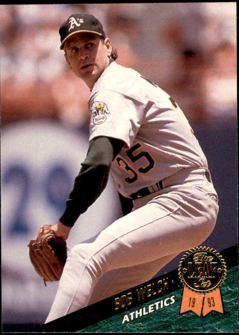 Bob Welch #94 Baseball Cards 1993 Leaf