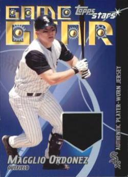 Magglio Ordonez #TSR-MO Baseball Cards 2001 Topps Stars Game Gear Jerseys