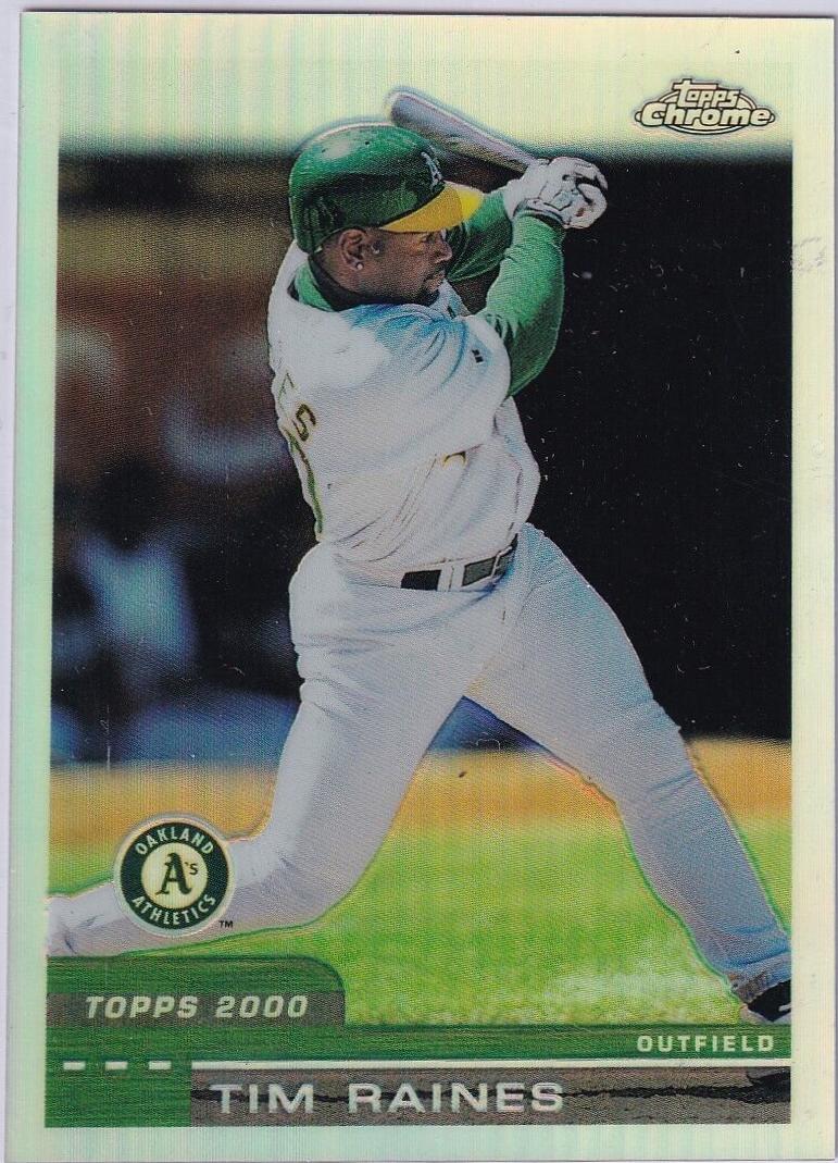 Tim Raines #71 2000 Topps Chrome Baseball