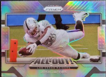 Josh Jacobs #25 Football Cards 2021 Panini Prizm All Out