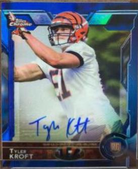 Tyler Kroft [Autograph Blue Refractor] #190