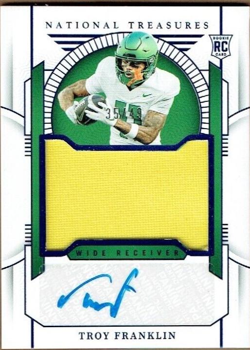 Troy Franklin [Blue College Materials Signature] #89