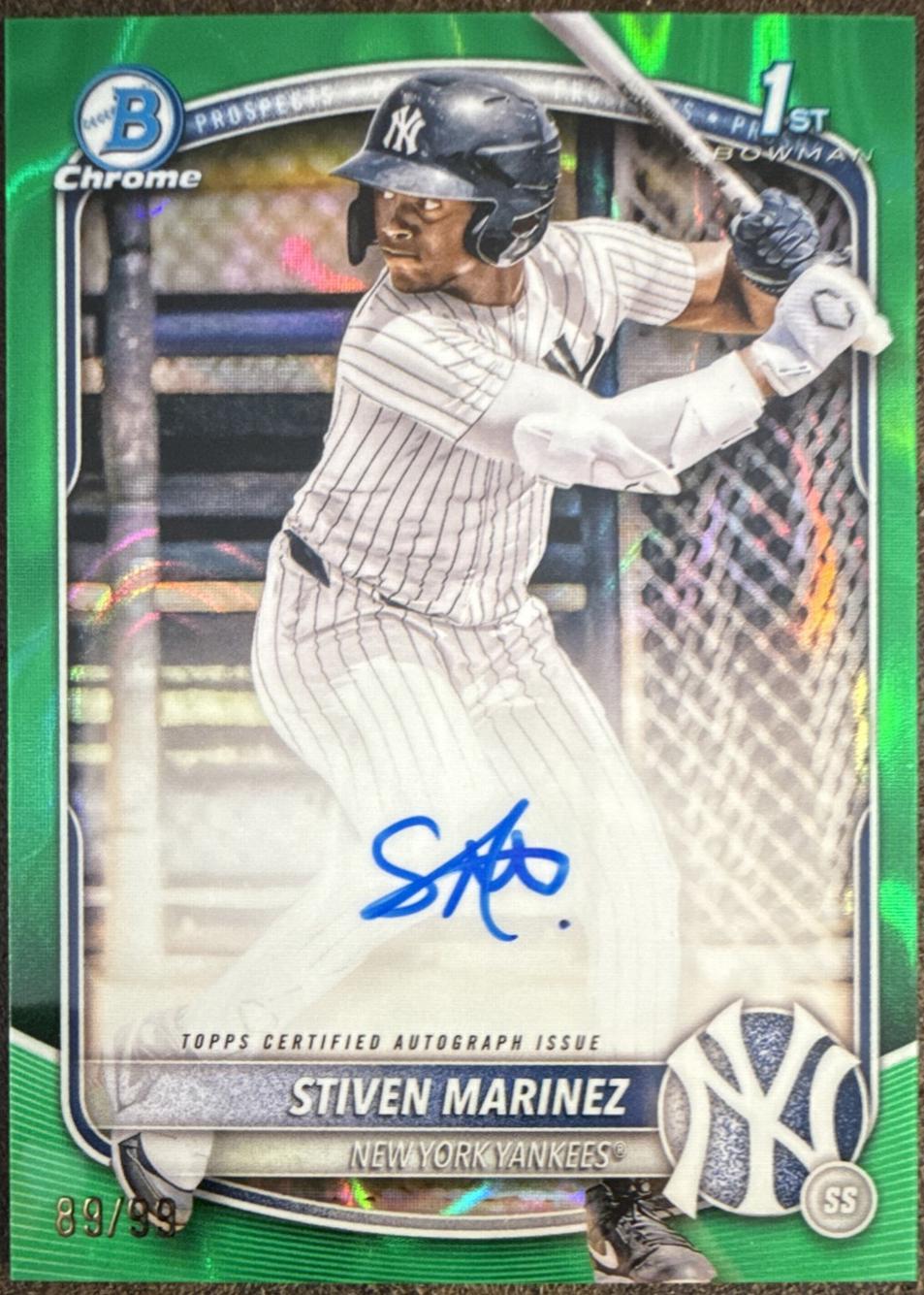 Stiven Marinez [Green Lava Refractor] #CPA-SMA
