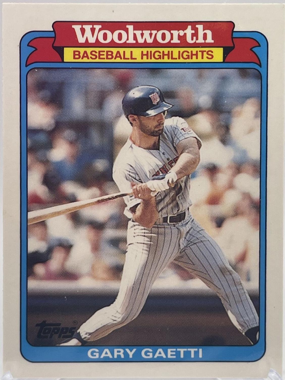 Gary Gaetti #18 Baseball Cards 1988 Woolworth