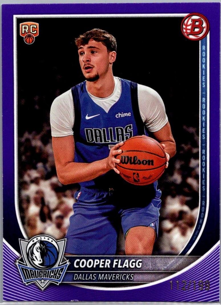 Cooper Flagg [Purple Pattern Border] #1