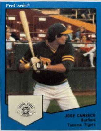 Jose Canseco #1536 Baseball Cards 1989 ProCards Minor League Team Sets